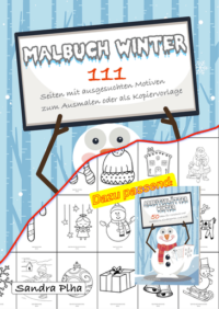 Malbuch Winter